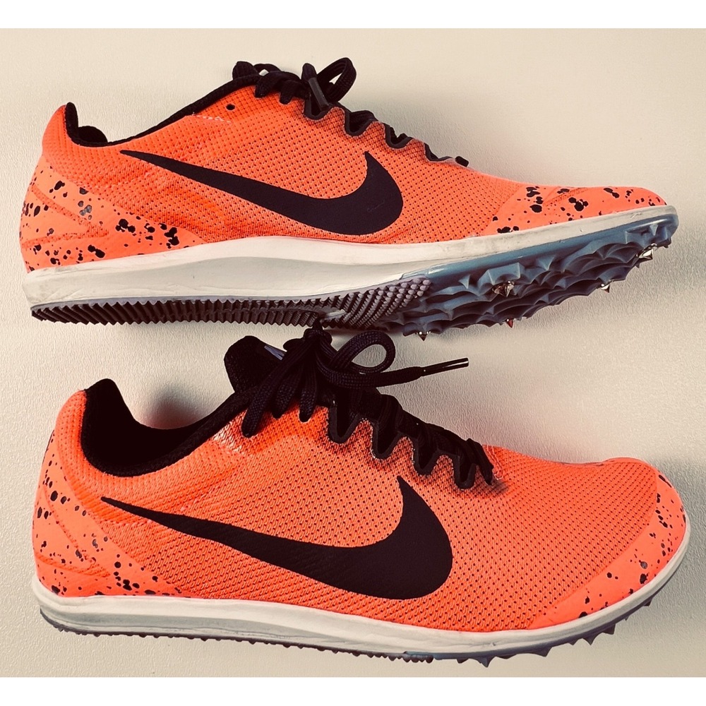 Nike Zoom Rival D 10 Track Spikes Women's 8.5 Men's 7 Bright Mango 907566-800